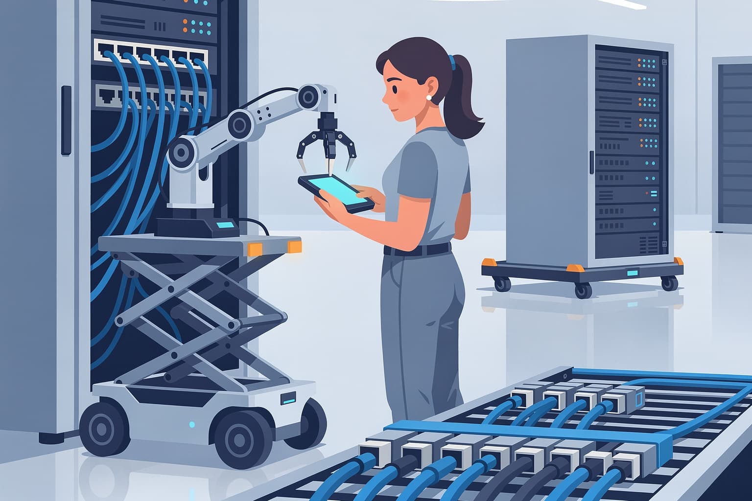 Meta testet Roboter für Arbeiten im Rechenzentrum