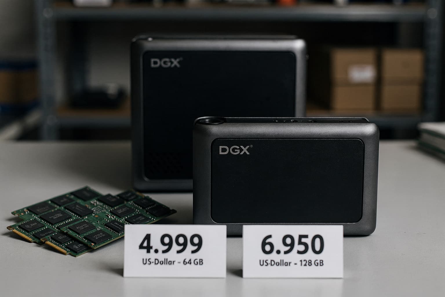 Nvidia DGX Spark: 64 GB für rund 4.999 Dollar